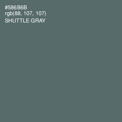 #586B6B - Shuttle Gray Color Image